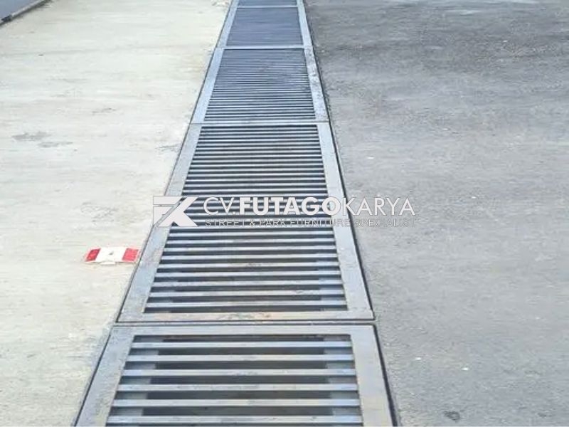 Steel Grating Drainase Selokan Air Berkualitas Futago Karya