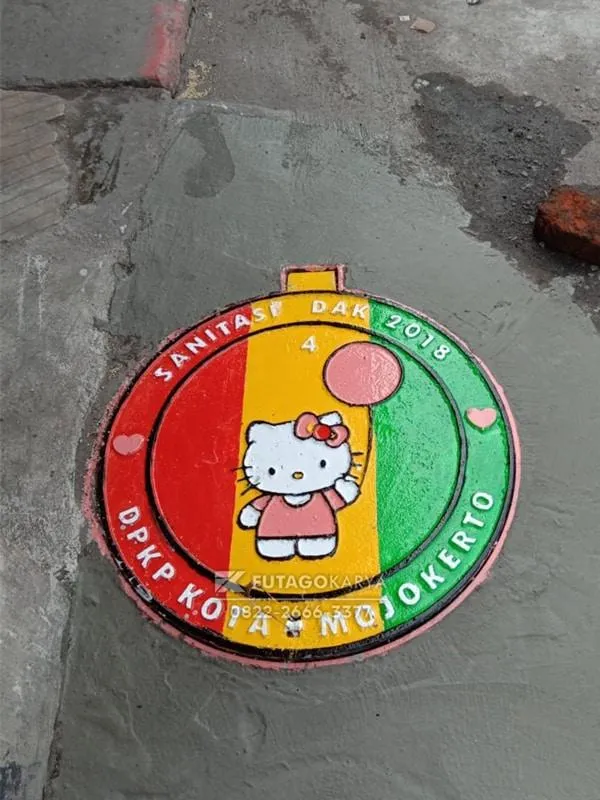 Manhole Cover Sanitasi Unik