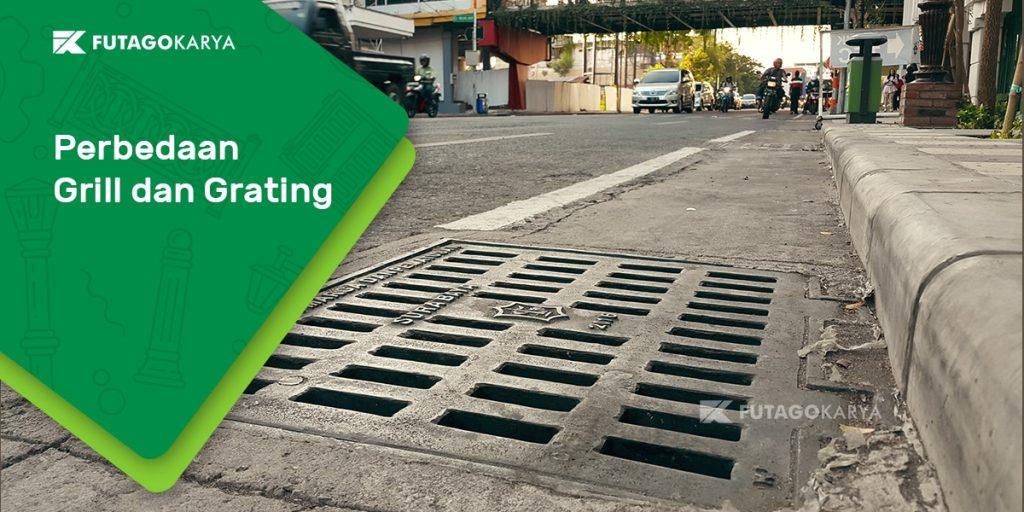 Perbedaan grill dan grating drainase