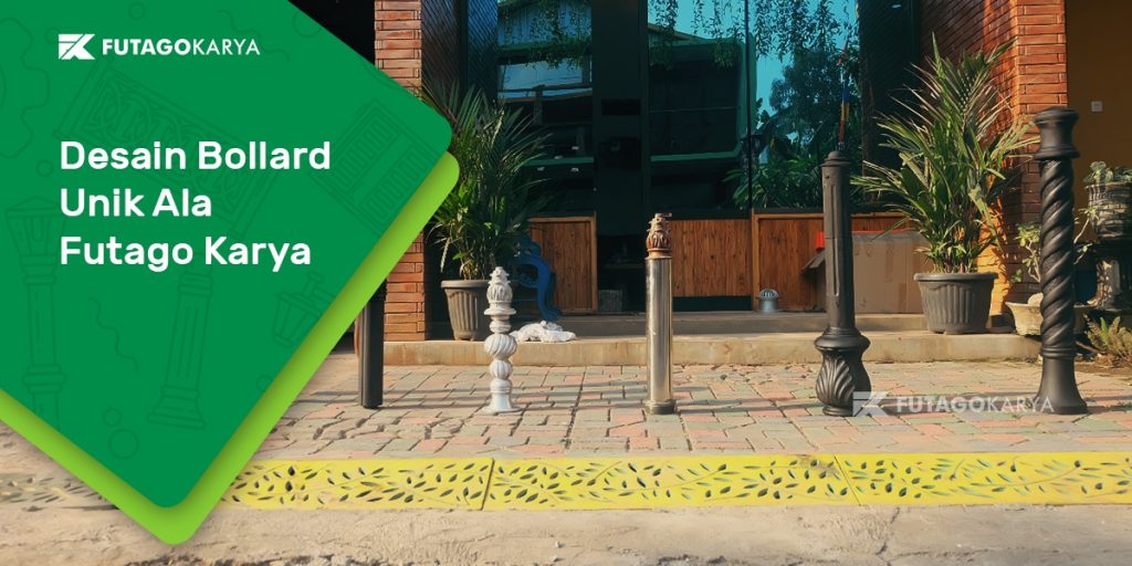 Desain Bollard Pembatas Jalan Unik
