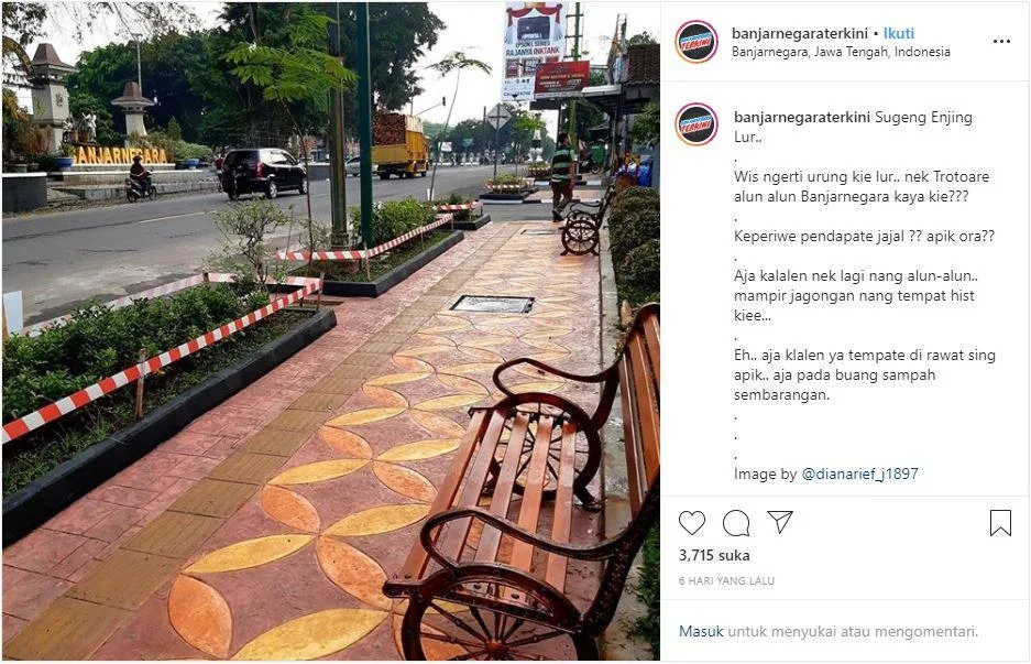 pedestrian banjarnegara