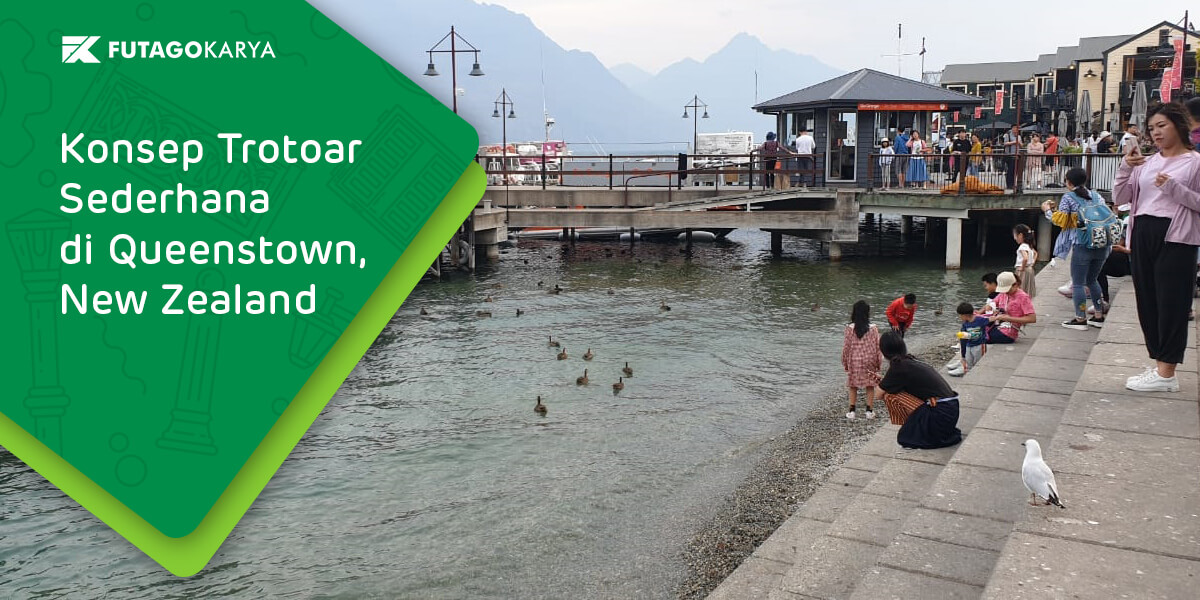 konsep trotoar sederhana