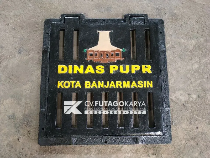 Grating Grill Besi Penutup Saluran Drainase Selokan