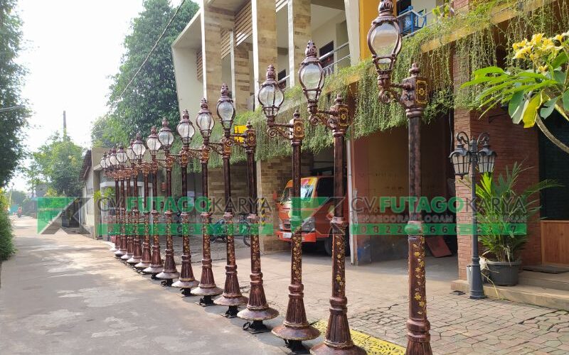 Proses Produksi Tiang Lampu bermutu 800x500