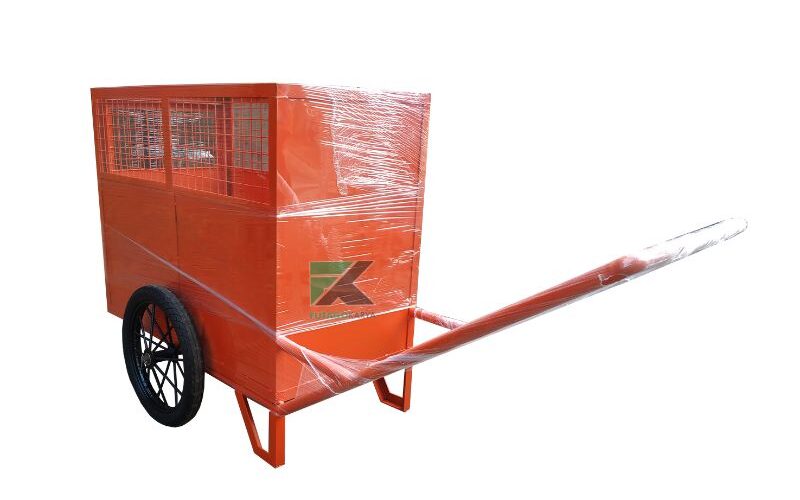 Gerobak Sampah Dorong besi kokoh 800x500