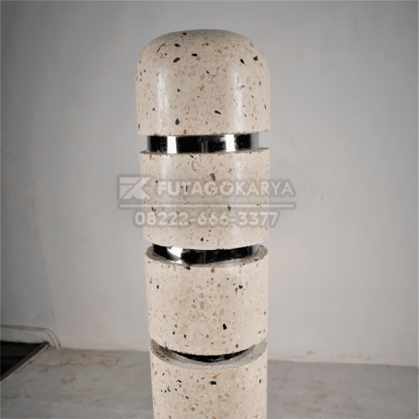 Bollard minimalis terazo cover 600x600