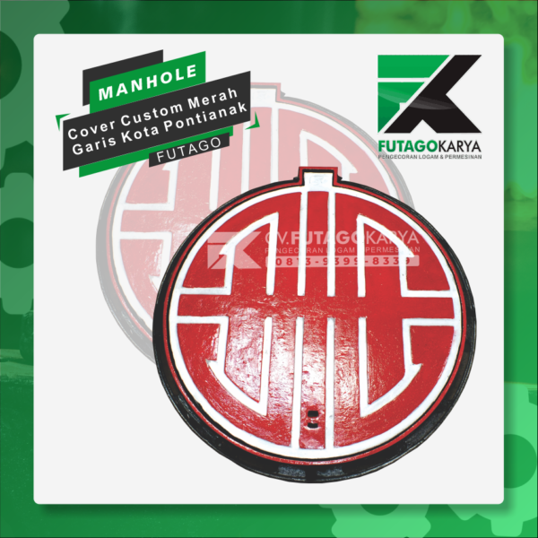 Manhole cover custom Pontianak 600x600