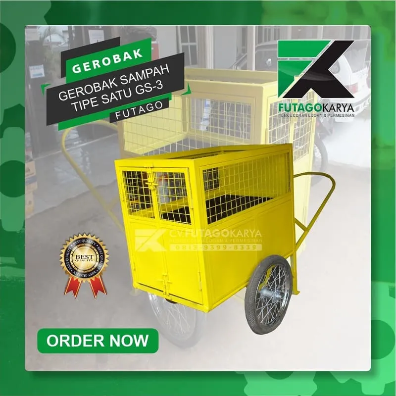 Gerobak Sampah Tipe Satu GS 3 1