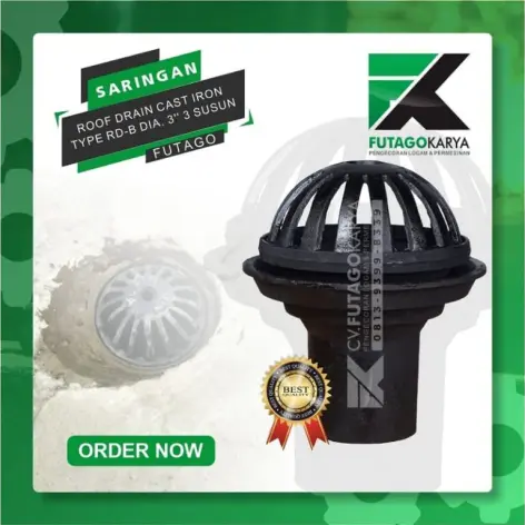 Roof drain diameter 3 inc 3 susun