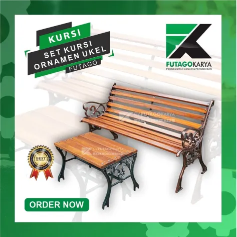 Set Kursi Meja Ornamen Ukel