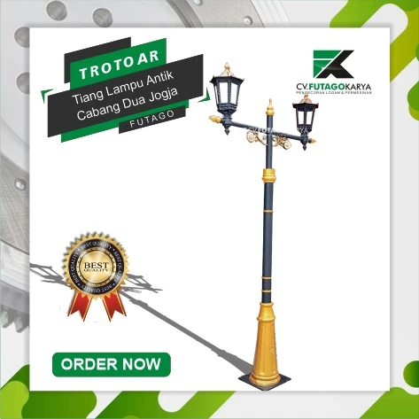 Tiang Lampu Antik cabang Dua Jogja