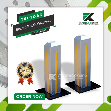 Bollard Kotak Galvanis 1