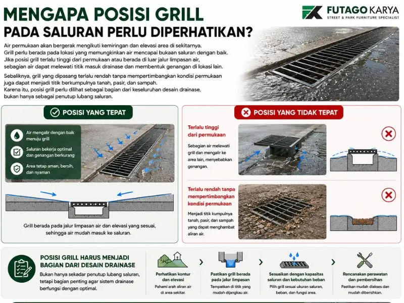 Mengapa Posisi Grill pada Saluran Perlu Diperhatikan?