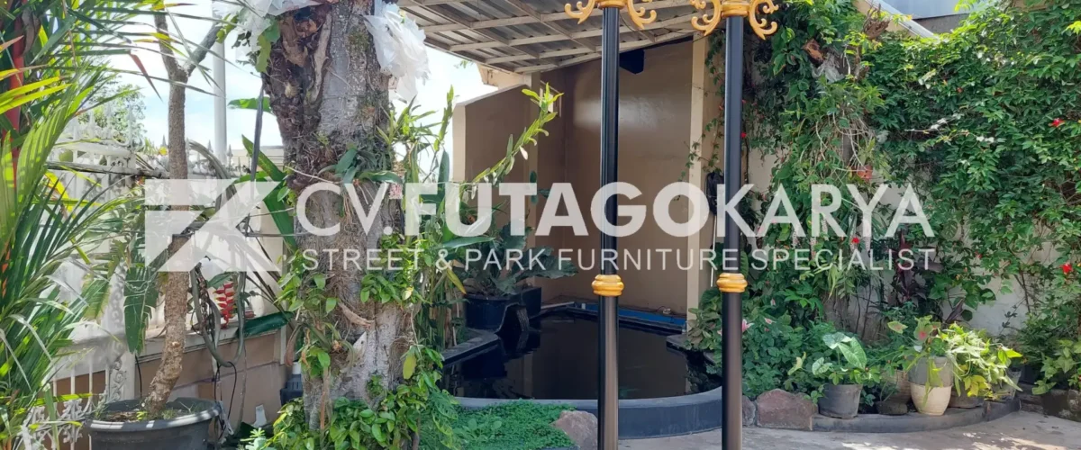 Tiang lampu unik