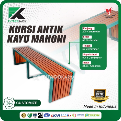 Kursi Antik Kayu Mahoni