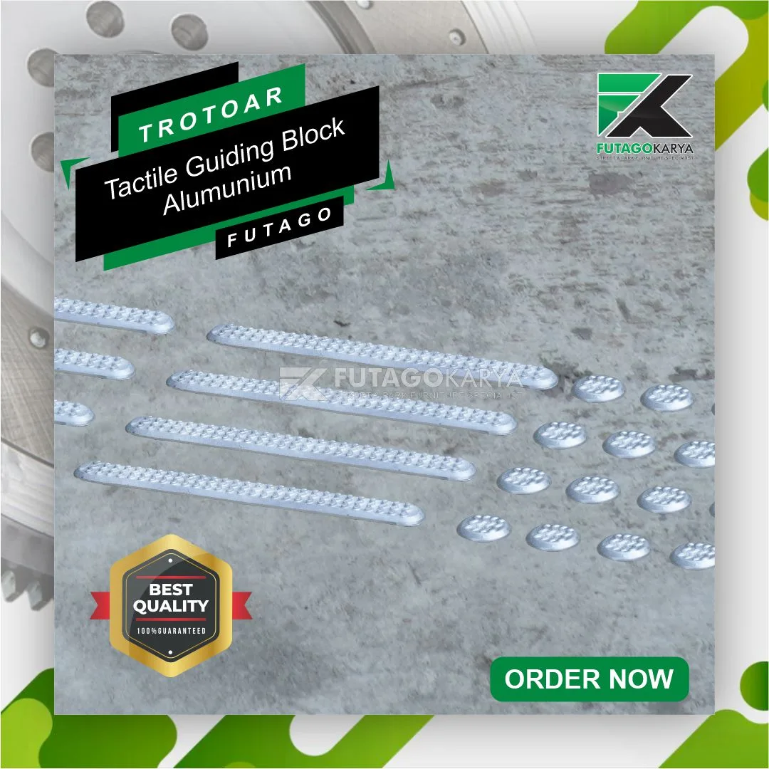 Produsen tactile guiding block alumunium