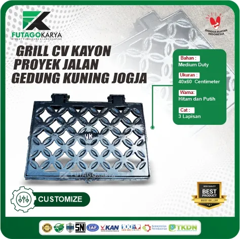 grill tutup selokan