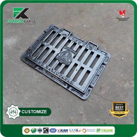 grill besi penutup saluran