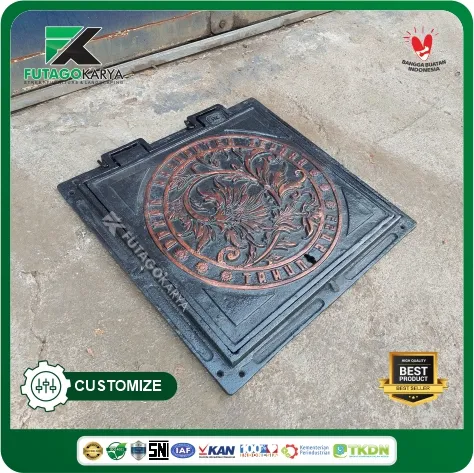 manhole cover 70 x 70 jepara