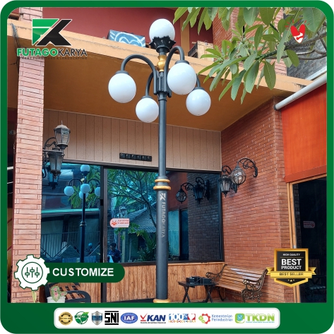 TIANG LAMPU CABANG 5 SDA TANAH LAUT 1