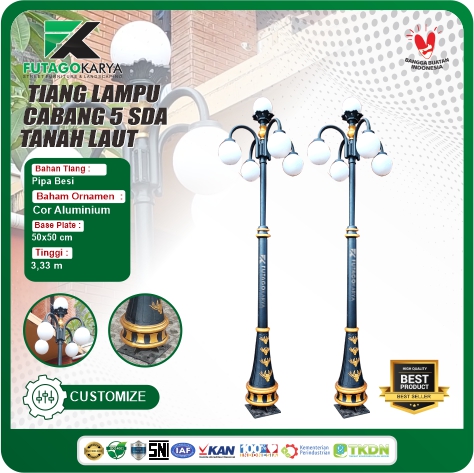 TIANG LAMPU CABANG 5 SDA TANAH LAUT