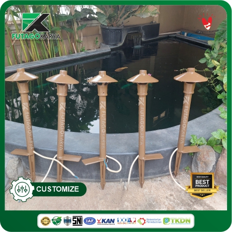 TIANG LAMPU MODEL PAYUNG PT BRANTAS 1