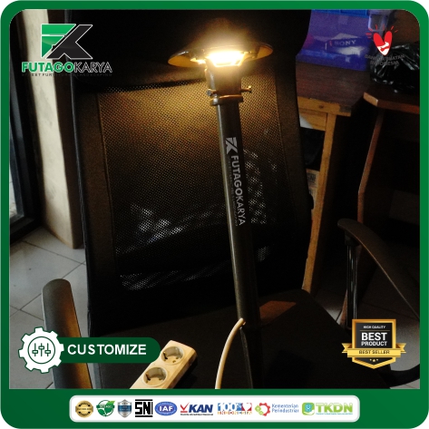 TIANG LAMPU MODEL PAYUNG PT BRANTAS 3