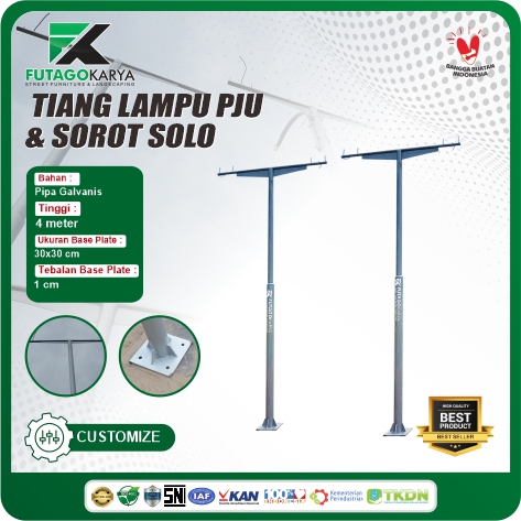 TIANG LAMPU PJU & SOROT SOLO