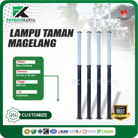 TIANG LAMPU TAMAN CV SRI ROMO MAGELANG 1