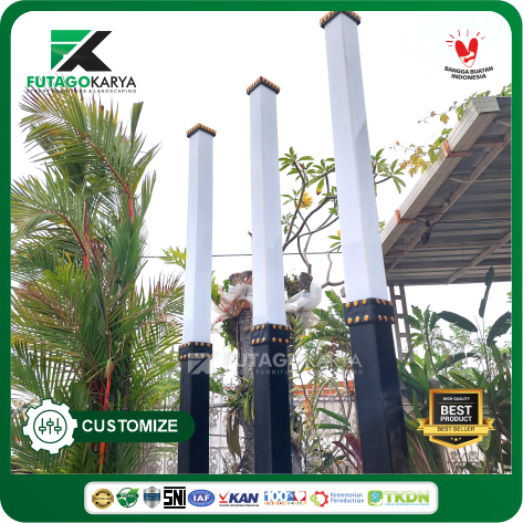 TIANG LAMPU TAMAN CV SRI ROMO MAGELANG 3