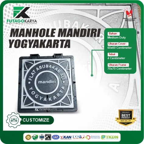 Manhole Cover Besi Cor
