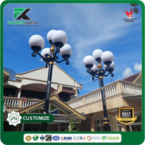 TIANG LAMPU CABANG LIMA PT PRADHITA BHUMI KONTRUKSI YOGYAKARTA 2