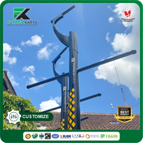 TIANG LAMPU TAMAN AL AZHAR JOGJA 2