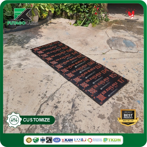 ORNAMEN PAPAN NAMA BRAWIJAYA DAN GAJAH MADA SURABAYA 2