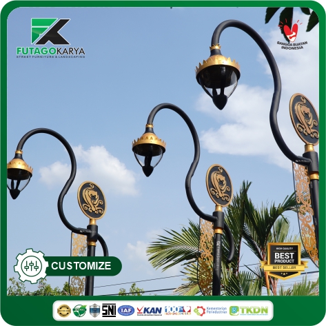 TIANG LAMPU BENDALI TELAGA SARI BALIKPAPAN 2