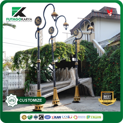 TIANG LAMPU BENDALI TELAGA SARI BALIKPAPAN 3