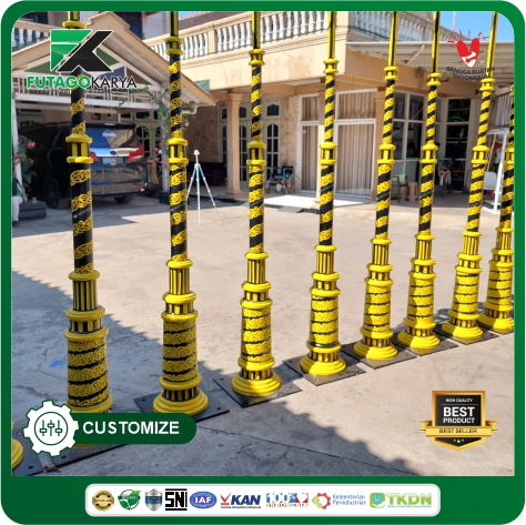 TIANG LAMPU CABANG TUNGGAL PROYEK BEDALI TELAGASARI BALIKPAPAN 3