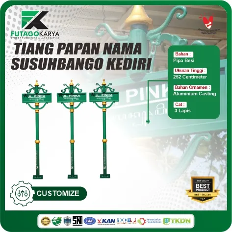 Tiang Papan Nama