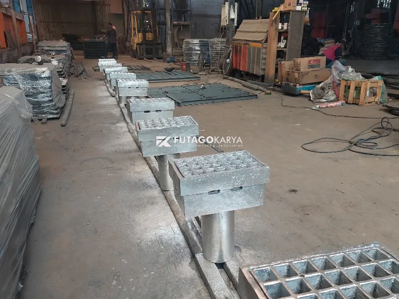 Deck Drain Besi Cor