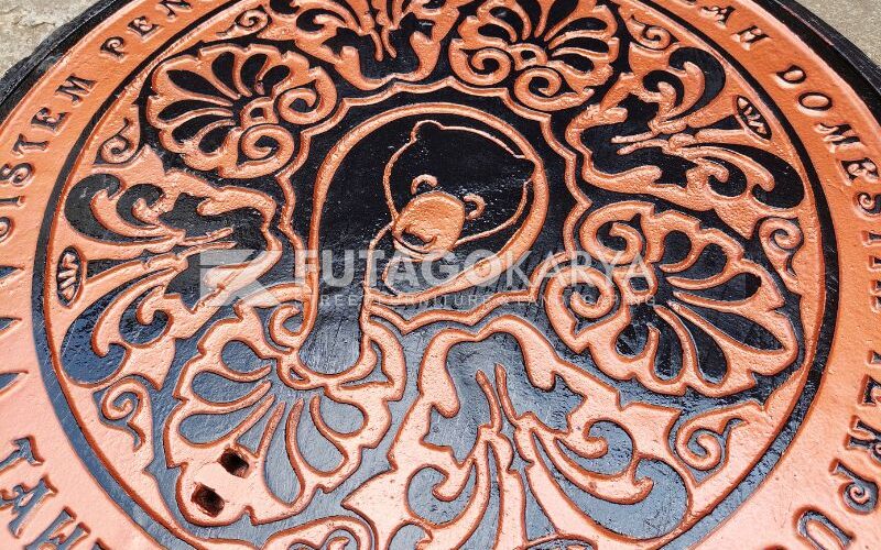 Tutup manhole Cast Iron