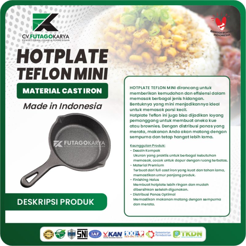 Hotplate Teflon Mini