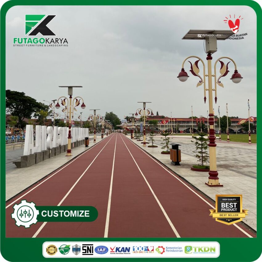 Tiang Lampu Panel Surya