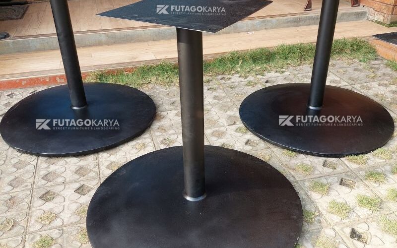 Kaki Meja Besi Bulat
