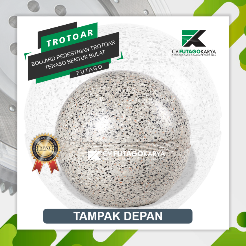 Bollard-Pedestrian-Trotoar-Bentuk-Bulat-Teraso-MP-WT-6