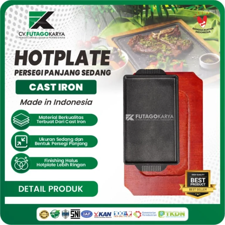 Hot Plate Persegi Panjang