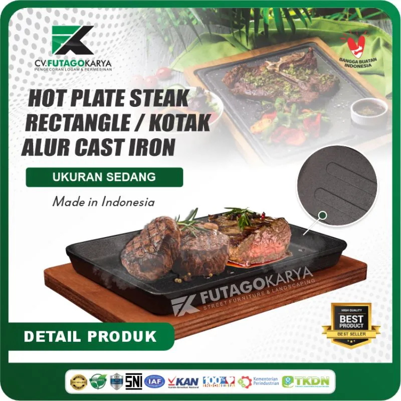 Hot Plate Steak Kotak