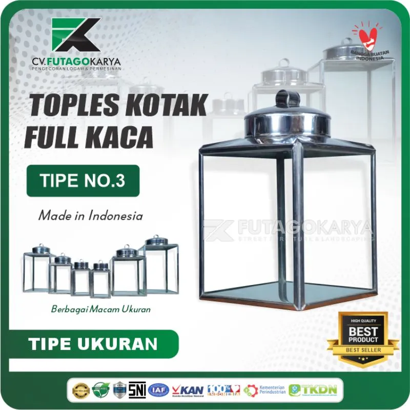 Toples Kerupuk Kaca