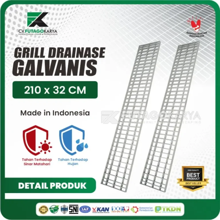Grill Galvanis 210x32