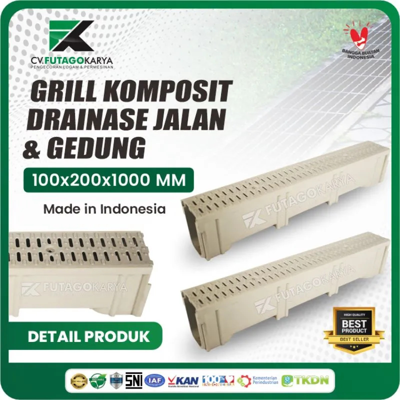 Grill Komposit 100X200