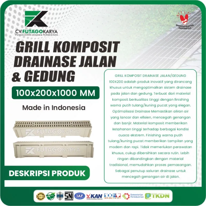 Grill Komposit 100X200